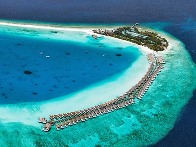 Finolhu maldives vista aerea